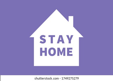 vector illustration poster banner stay at home to prevention corona virus infection covid 19. care, hearth, stay safe.