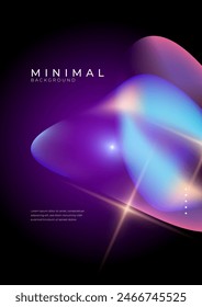 Vector illustration poster colorful abstract poster gradient