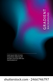 Vector illustration poster colorful abstract poster gradient