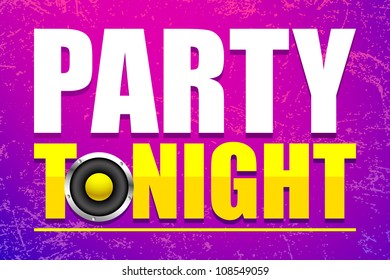 vector illustration of poster for music party