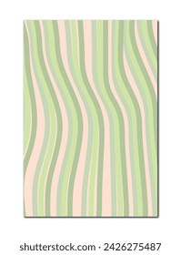Vector illustration. Posters in trendy y2k style. Modern minimalist print. Perfect as a background pattern, textile design and home decor.