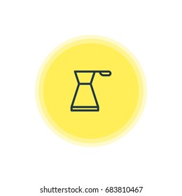 Vector Illustration Of Pot Icon. Beautiful Restaurant Element Also Can Be Used As Kettle Element.