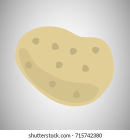 Vector illustration with potato.