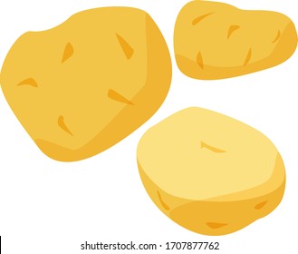 Vector illustration of potato, vegetable icon