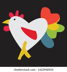 Vector illustration of poultry template design