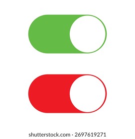 Ilustración vectorial de iconos de Botón de energía para encendido, apagado y apagado con un diseño plano para aplicaciones, Sitios web, carteles, Anuncios y pegatinas.