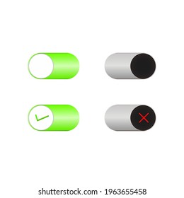 Vector illustration of power on off for mobile applications