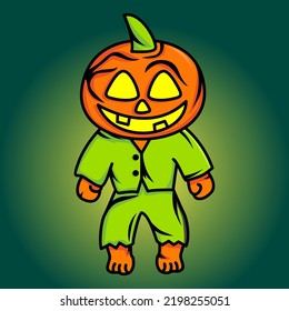 Vector illustration of premium halloween characters and costumes