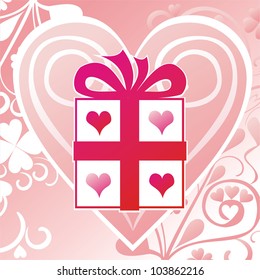 Vector illustration of present