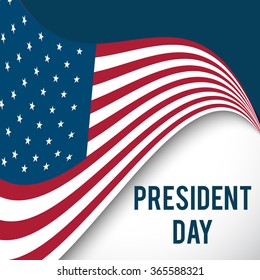 Vector illustration of Presidents Day Sale Background.