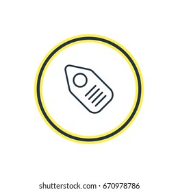 Vector Illustration Of Price Outline. Beautiful Wholesale Element Also Can Be Used As Tag Element.