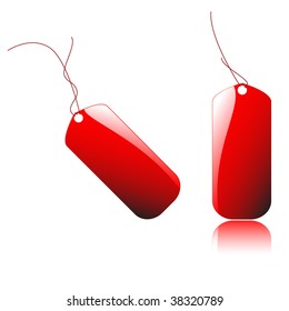A vector illustration of price tags, for use with sales, pricing, and blank stationary needs.