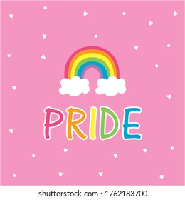 Vector illustration for pride month event celebration.