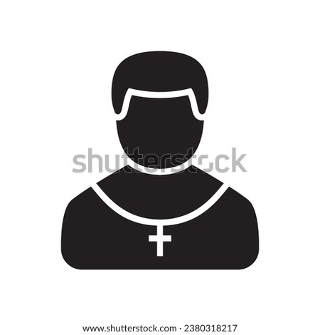 Vector Illustration of Priest Icon