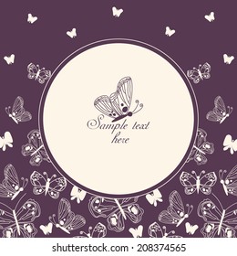 Vector illustration for printing on paper and fabric