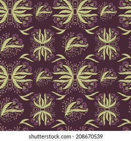 Vector illustration for printing on paper and fabric