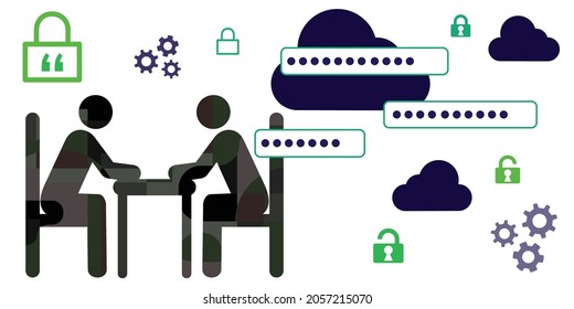 vector illustration privacy issues digital security and safety of internet users