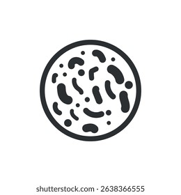 vector illustration of probiotic lactobacilius simple design.