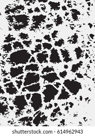 Vector illustration. Problematic scratches, cracks, walls, destruction, old mottled patterns. Obsolete infrastructure, corruption, destruction. The effect of dirt, grain, overlap, spray.