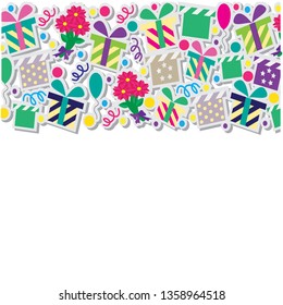 Vector illustration for product packaging for shop/ gift / message. trade packaging. For Lettering card/invitation/banner template. For Calligraphy background. For Lettering typography poster. EPS 10