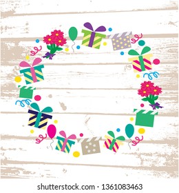 Vector illustration for product packaging for shop/ gift / message. trade packaging. For Lettering card/invitation/banner template. For Calligraphy background. For Lettering typography poster. EPS 10