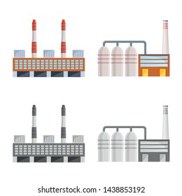 Vector illustration of production and structure sign. Set of production and technology stock vector illustration.