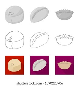 Vector illustration of products and cooking icon. Collection of products and appetizer stock vector illustration. Vector illustration of products and cooking icon. Collection of products and appetizer stock vector illustration.