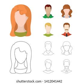 Vector illustration of professional and photo icon. Collection of professional and profile stock vector illustration.