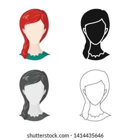 Vector illustration of professional and photo icon. Collection of professional and profile stock vector illustration.