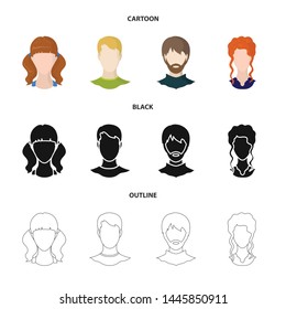 Vector illustration of professional and photo icon. Set of professional and profile stock symbol for web.