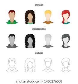 Vector illustration of professional and photo icon. Collection of professional and profile stock vector illustration.