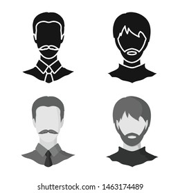 Vector illustration of professional and photo icon. Collection of professional and profile stock vector illustration.