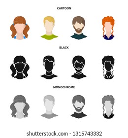Vector illustration of professional and photo sign. Set of professional and profile stock symbol for web.