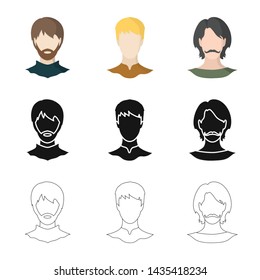 Vector illustration of professional and photo sign. Collection of professional and profile stock symbol for web.