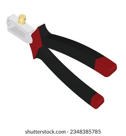Vector Illustration: Professional Wire Stripper