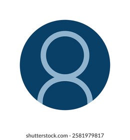 Vector illustration of a profile icon