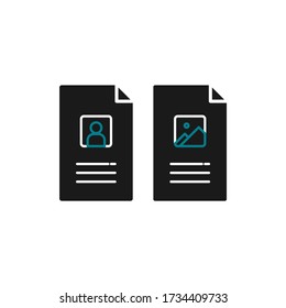 icono de línea de perfil de ilustración de vector