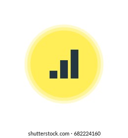 Vector Illustration Of Progress Bar Icon. Beautiful Internet Element Also Can Be Used As Increase Chart  Element.