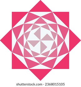 Ilustración vectorial Proyecto para un conjunto rosado en un blanco