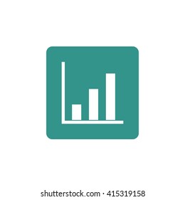 Vector illustration of project stats icon. Premium quality web icon.