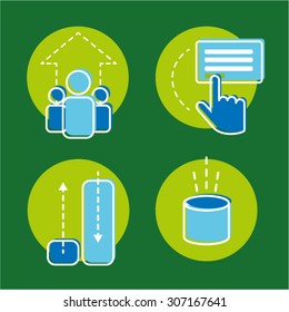 Vector illustration promotion icons