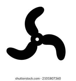 Vector illustration of propeller icon