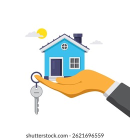 vector illustration of property developer and real estate concept