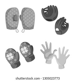 Vector illustration of property and distinctive icon. Collection of property and textile vector icon for stock.