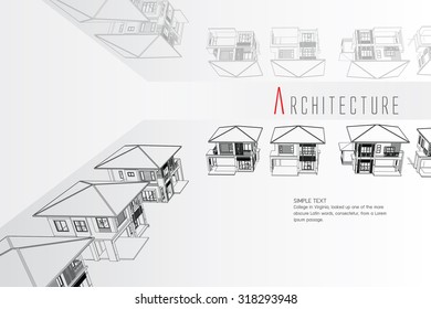 Vector illustration of Property on white background