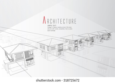 Vector illustration of Property on white background