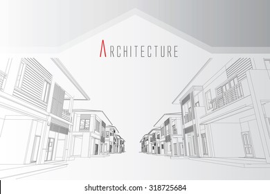 Vector illustration of Property on white background