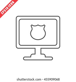Vector illustration of protection icon