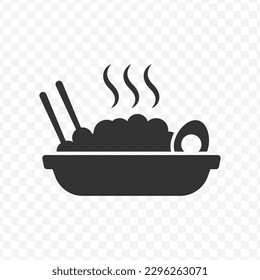 Vector illustration of protein food icon in dark color and transparent background(png).