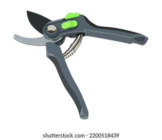 Vector Illustration Pruning Scissors isolated on white background.
Gardening tools.